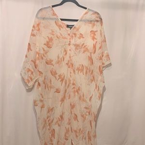 Beach pool sheer cover-up